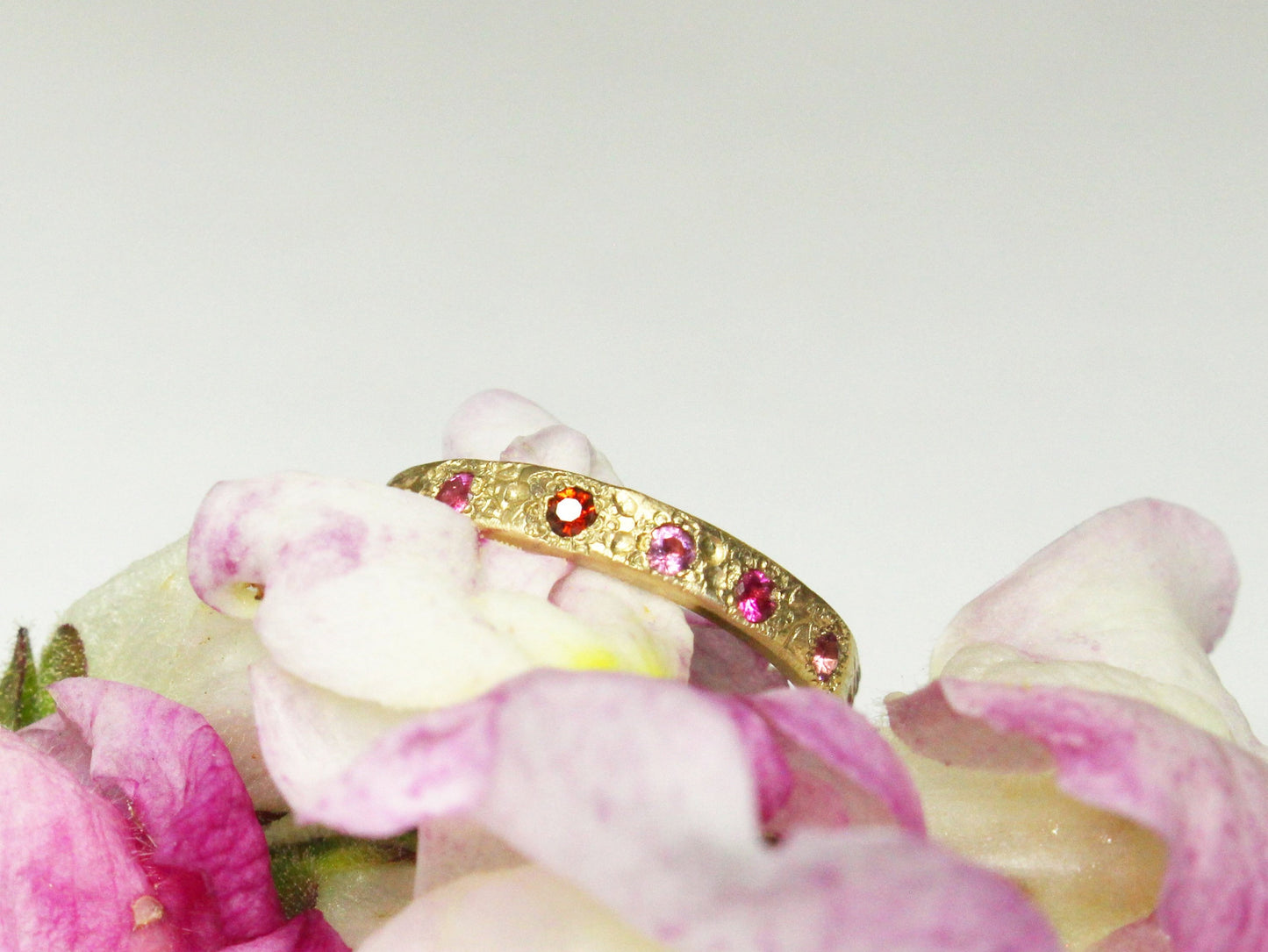 Starry Night Ring in Solid Gold with Fair Trade Gemstones