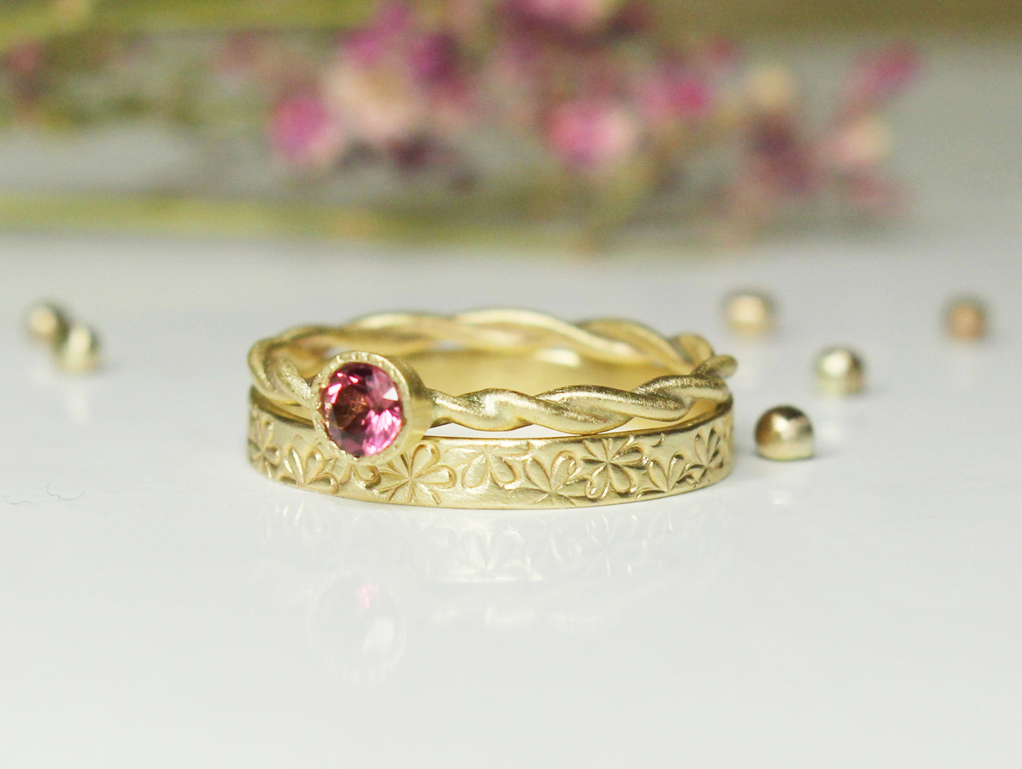 Embrace Ring with Fair Trade Gemstone