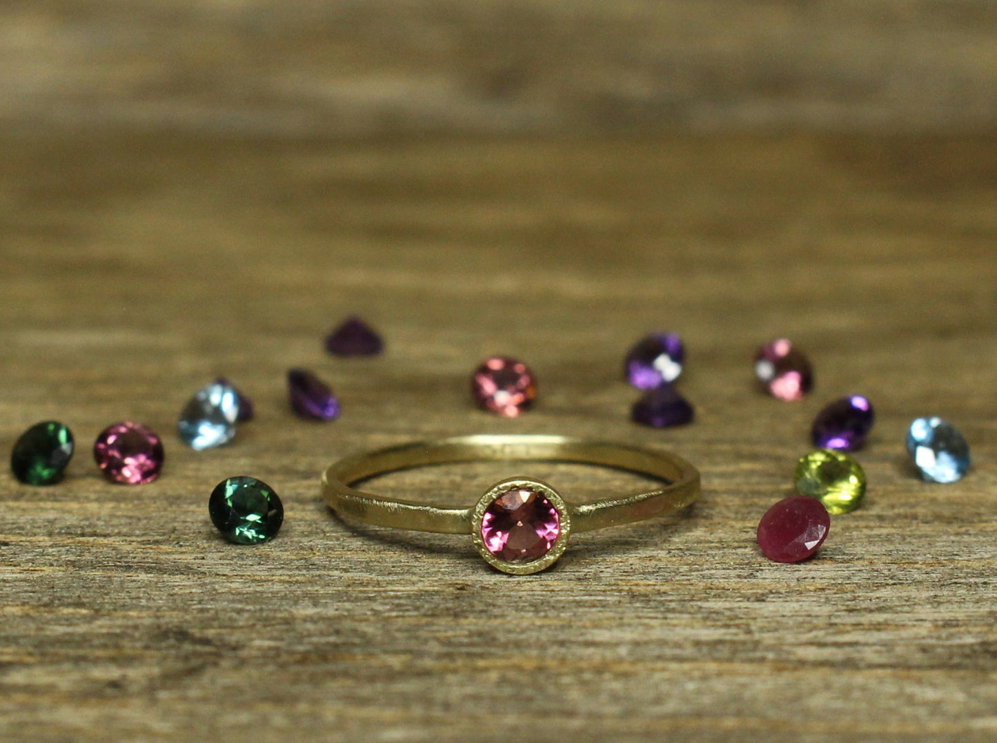 Bliss Ring with Fair Trade Gemstone