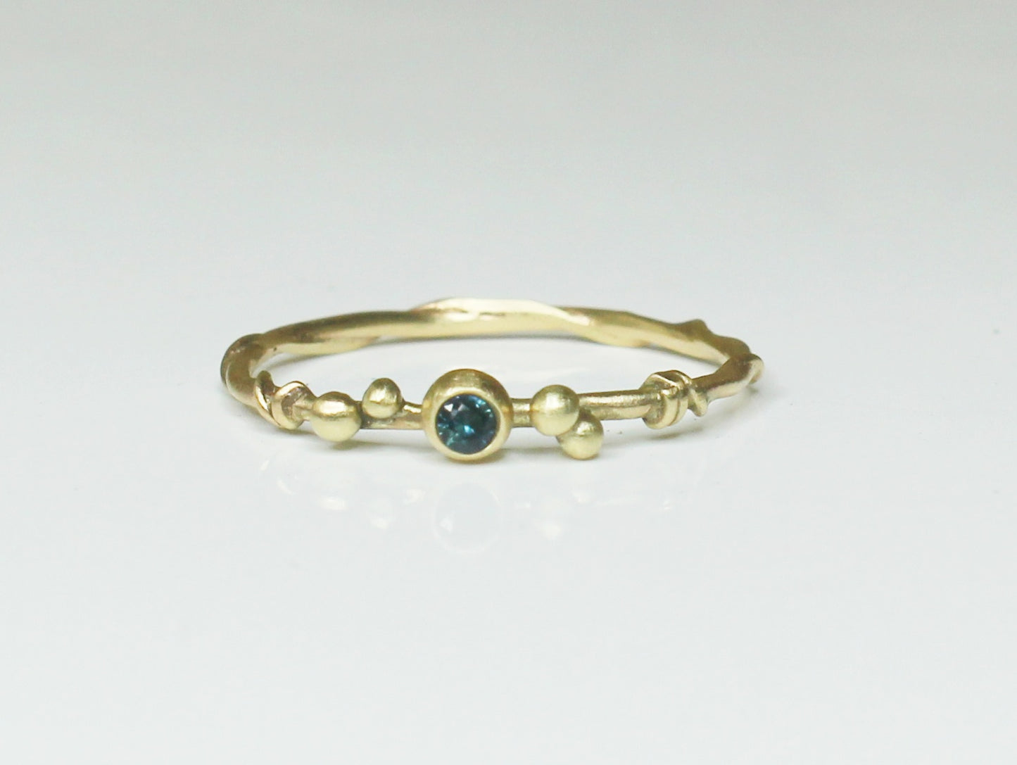 Entwined Ring with Fair Trade Gemstone