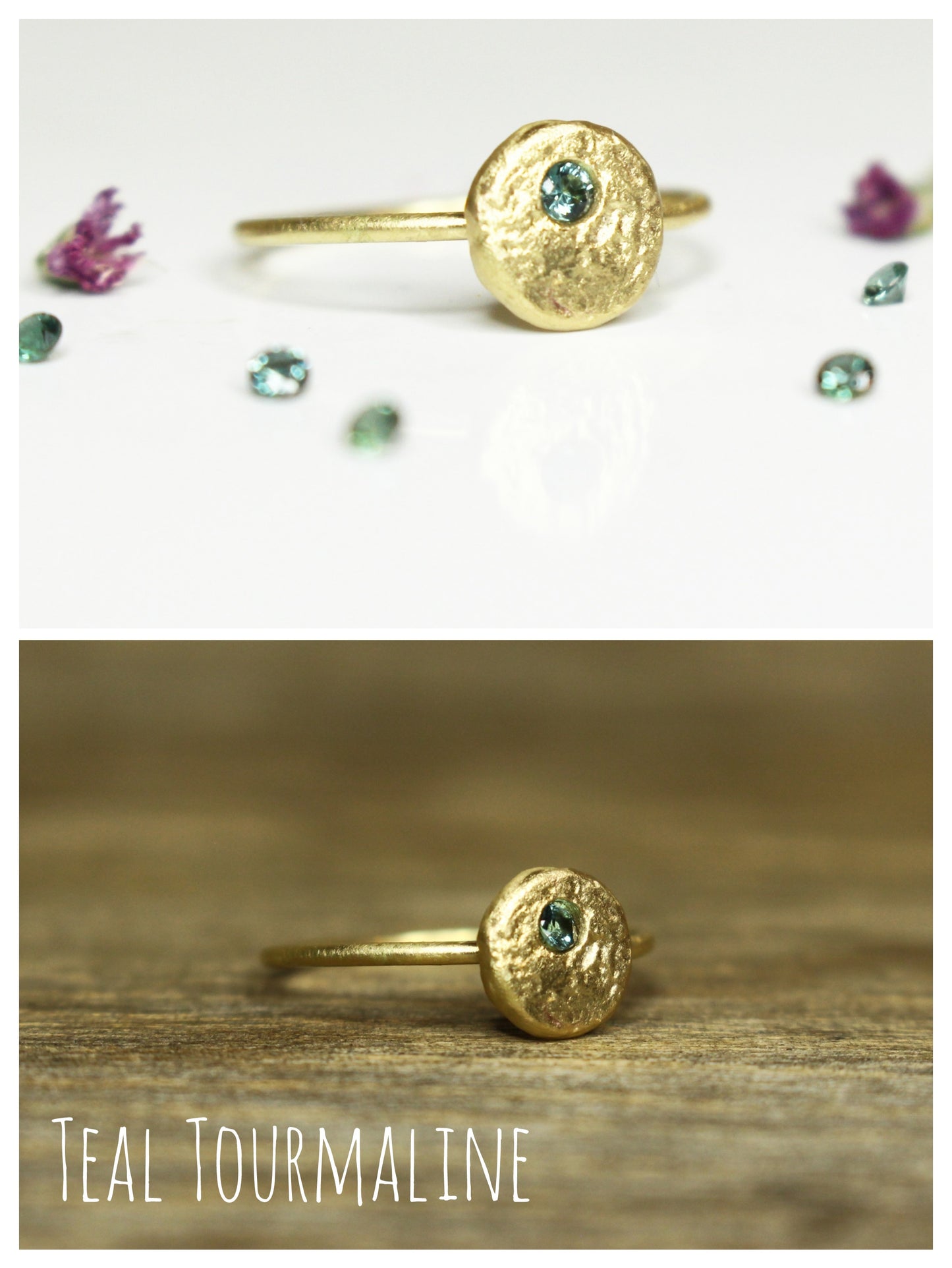 The Star and the Moon Ring with Fair Trade Gemstone