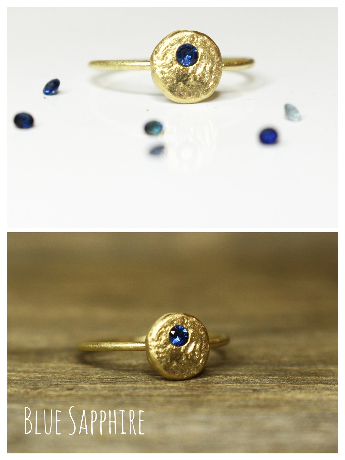 The Star and the Moon Ring with Fair Trade Gemstone