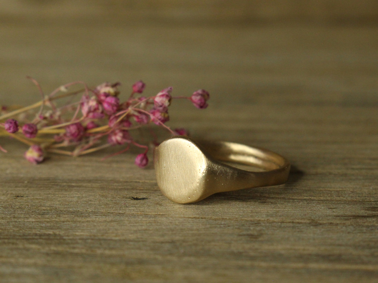Ode Signet Ring in 9ct or 14ct or 18ct Solid Gold