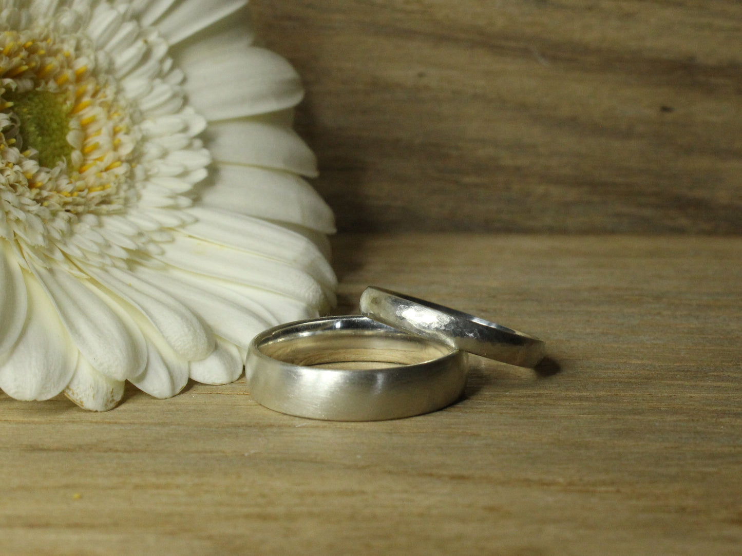 Harmony Bands Set of Two in Recycled Sterling Silver