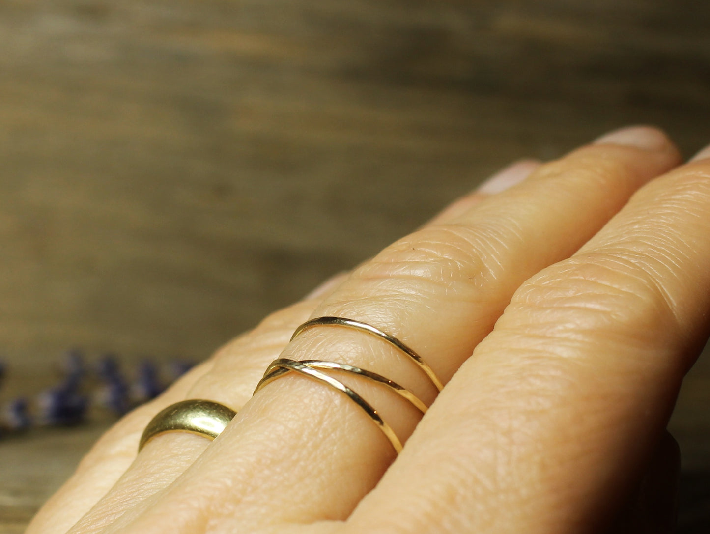 River Ring in 9ct or 14ct or 18ct Gold