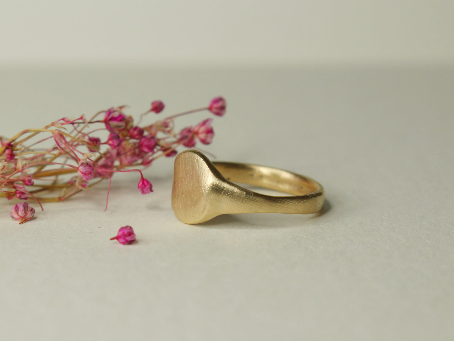 Ode Signet Ring in 9ct or 14ct or 18ct Solid Gold