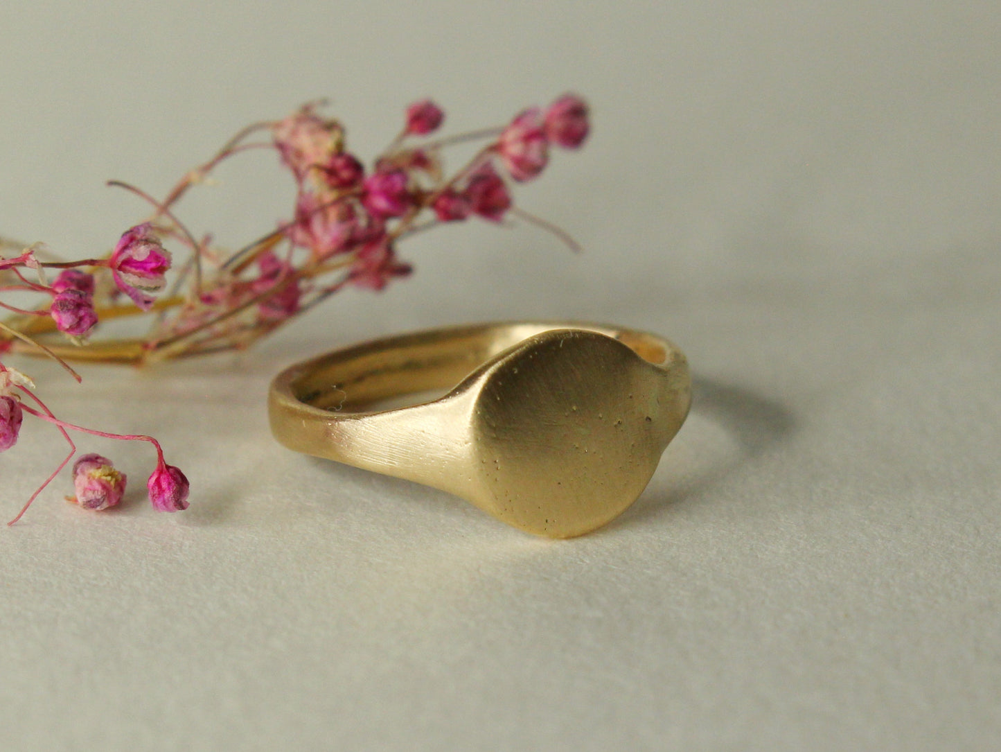 Ode Signet Ring in 9ct or 14ct or 18ct Solid Gold