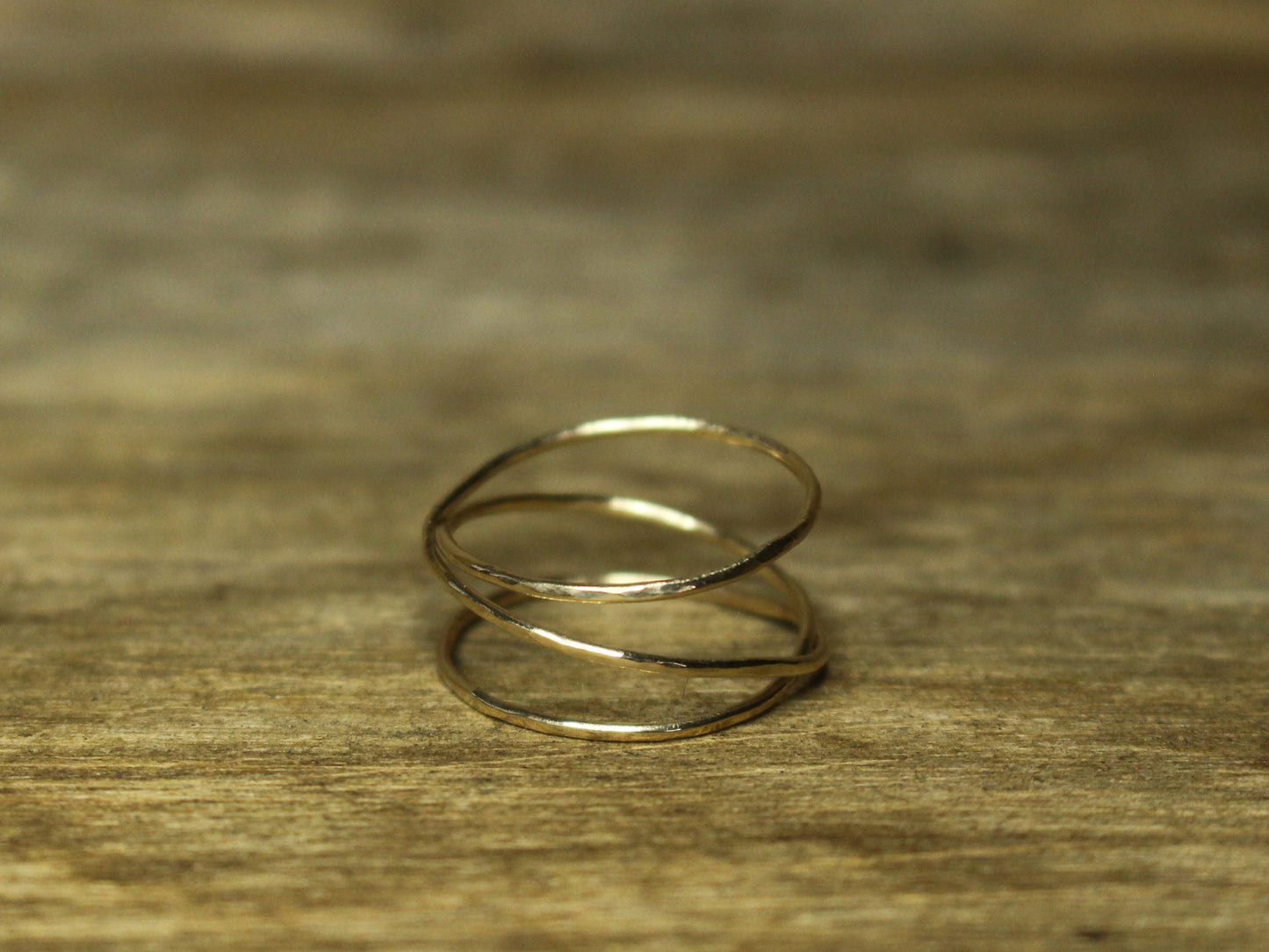River Ring in 9ct or 14ct or 18ct Gold