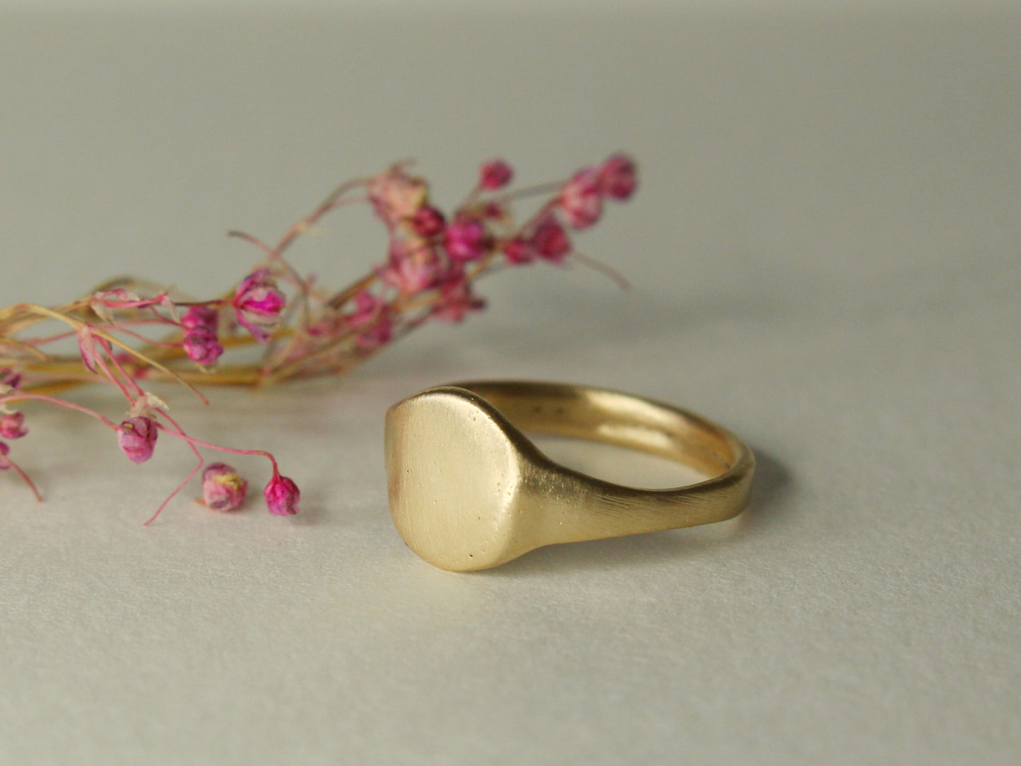 Ode Signet Ring in 9ct or 14ct or 18ct Solid Gold