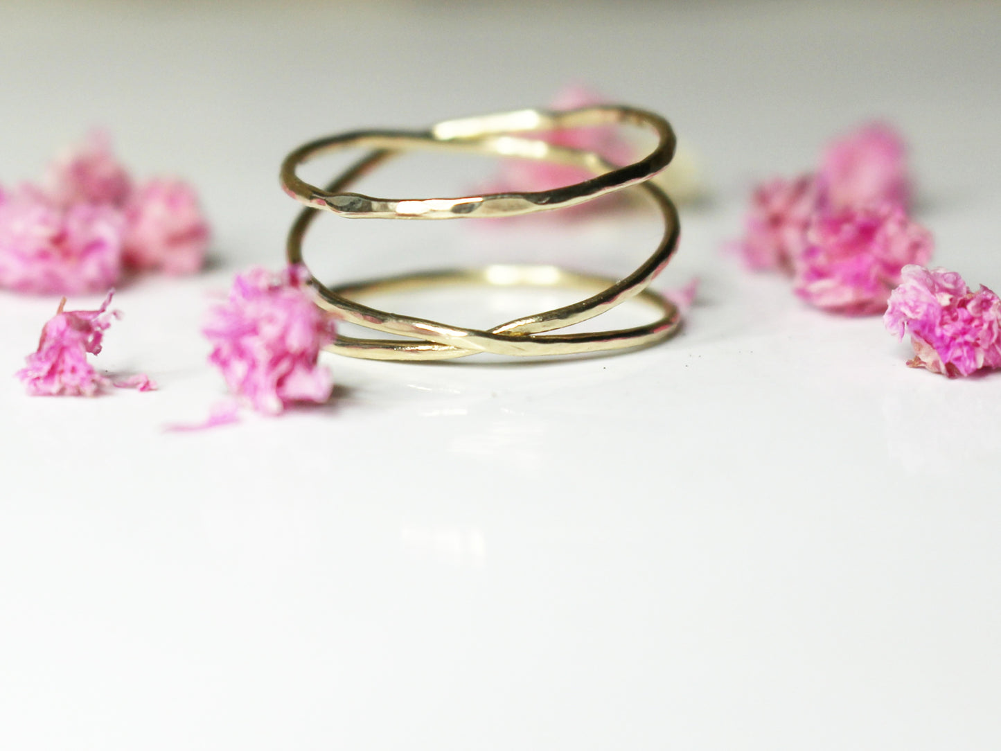 River Ring in 9ct or 14ct or 18ct Gold