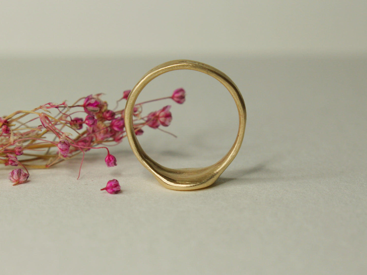 Ode Signet Ring in 9ct or 14ct or 18ct Solid Gold