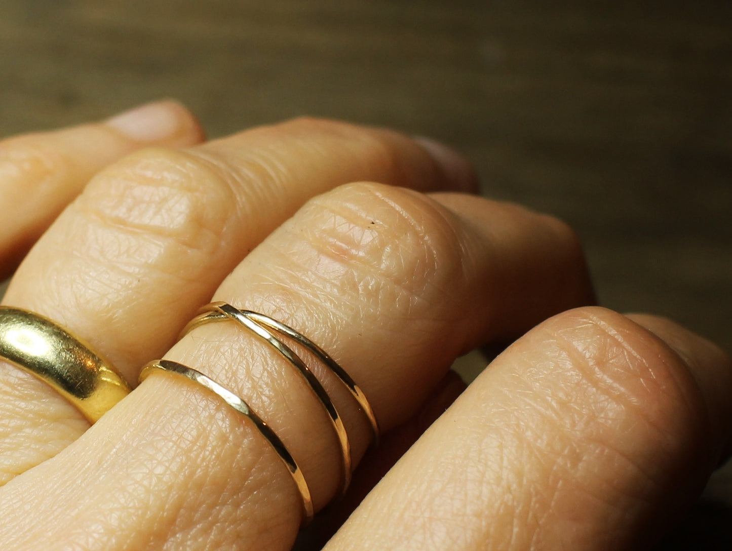 River Ring in 9ct or 14ct or 18ct Gold