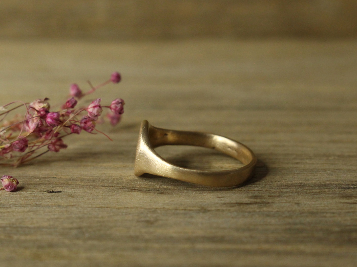 Ode Signet Ring in 9ct or 14ct or 18ct Solid Gold