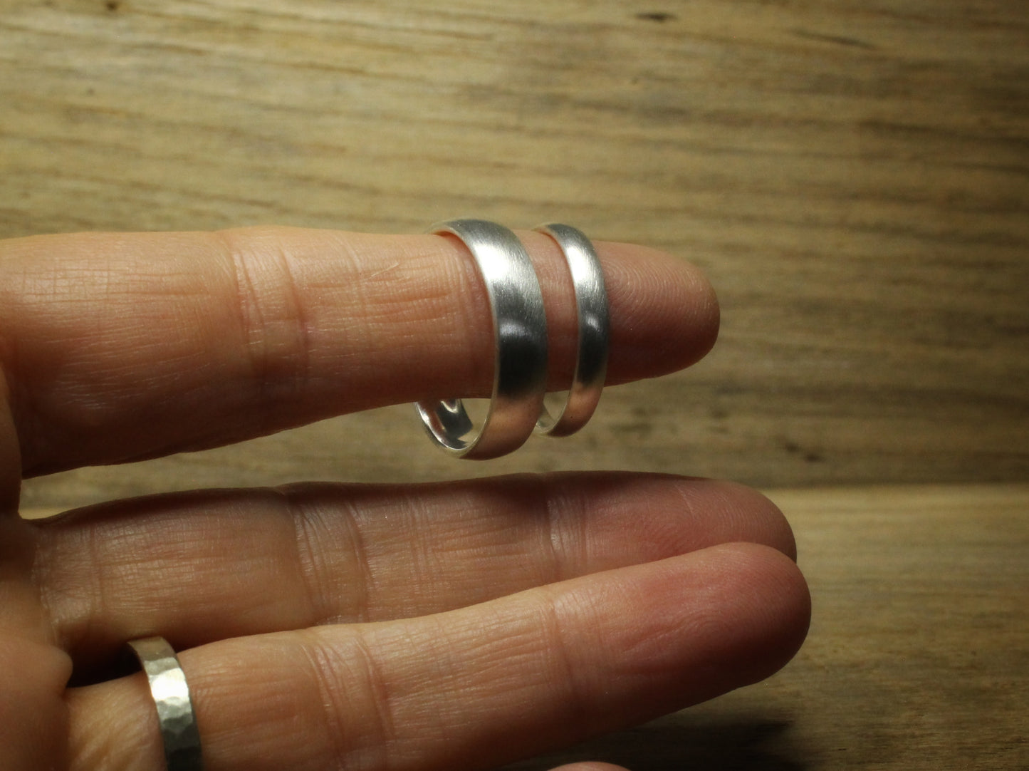 Harmony Bands Set of Two in Recycled Sterling Silver